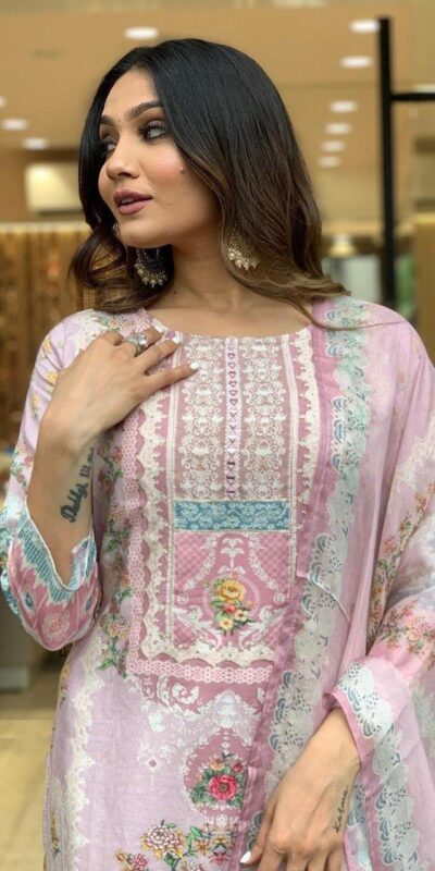 DC G22 Light Pink in Maslin Digital Print Salwar Suit . Wedding, Party, Festive, Events, Introductory Price ₹1749. Delivery 4-6 Working Days. Shop now. | Jump Suits, Straight Suits, Casual Suits, Creative suits, Designer Suits, Palazzo Suits, Party Wear Suits, Patiala Suits, Salwar suit