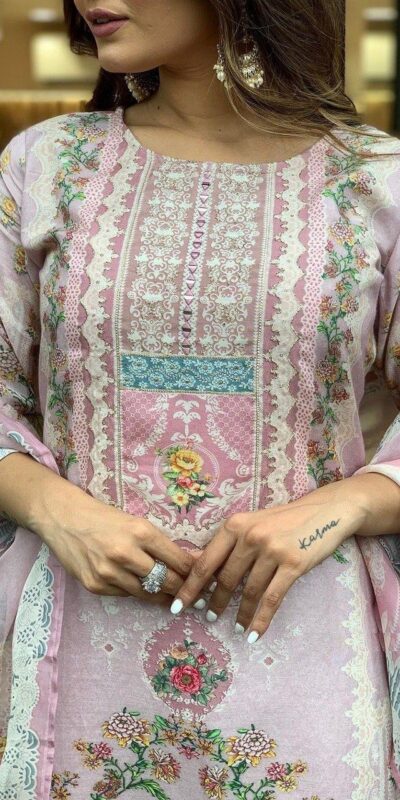 DC G22 Light Pink in Maslin Digital Print Salwar Suit . Wedding, Party, Festive, Events, Introductory Price ₹1749. Delivery 4-6 Working Days. Shop now. | Jump Suits, Straight Suits, Casual Suits, Creative suits, Designer Suits, Palazzo Suits, Party Wear Suits, Patiala Suits, Salwar suit