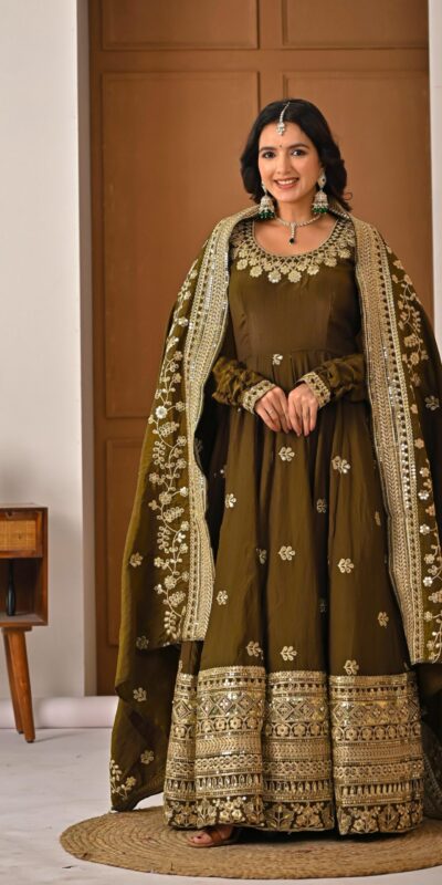 ND 5055 Mehandi NC Vichitra Silk Salwar Suit with Embroidery Work. Special Price ₹3149. Delivery 4-6 Working Days. Shop now. | Jump Suits, Straight Suits, Casual Suits, Creative suits, Designer Suits, Palazzo Suits, Party Wear Suits, Patiala Suits, Salwar suit