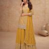 FC 7518 Mustered Chinon Salwar Suit Perfect for Wedding, Party, Diwali, Durga Puja, Temple Visit – . Festive Deal ₹3099. Delivery 4-6 Working Days. | Jump Suits, Straight Suits, Tops & Bottoms, Track Suits, Trendy Wear, Casual Suits, Creative suits, Designer Suits, Palazzo Suits, Party Wear Suits, Patiala Suits, Salwar suit
