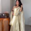Off White Cosmos Gold  Embroider Work Salwar Suit