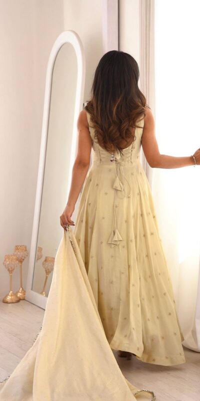 SRK 5325 Off White in Cosmos Embroidery Work & Lace Work Salwar Suit Gold. Available at ₹2099 only. Delivery 4-6 Working Days. Shop now. | Jump Suits, Straight Suits, Casual Suits, Creative suits, Designer Suits, Palazzo Suits, Party Wear Suits, Patiala Suits, Salwar suit