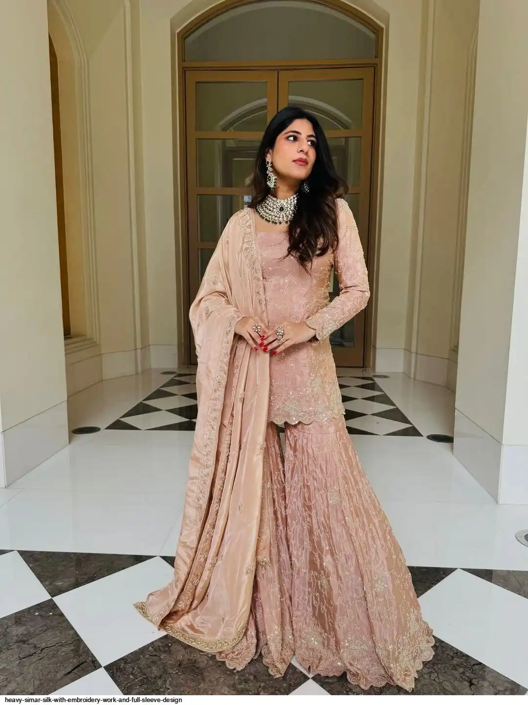 RTC 5977 Peach Zimmy Silk Salwar Suit Perfect for Wedding, Party, Karwa Chauth, Haldi, Eid – . Special Price ₹2399. Delivery 4-6 Working Days. Shop no | Jump Suits, Straight Suits, Casual Suits, Creative suits, Designer Suits, Palazzo Suits, Party Wear Suits, Patiala Suits, Salwar suit