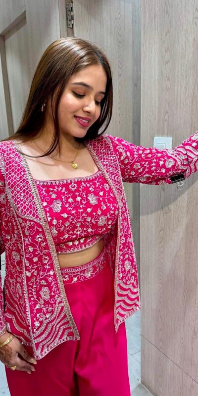 BB 13 Pink Chinon Silk Salwar Suit with Embroidery Work. Wedding, Party, Festive, Events Special Price ₹2399. Delivery 4-6 Working Days. Shop now. | Jump Suits, Straight Suits, Casual Suits, Creative suits, Designer Suits, Palazzo Suits, Party Wear Suits, Patiala Suits, Salwar suit