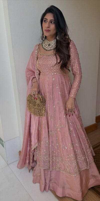 VLM 323 Pink Chinon Silk Lehenga Choli with Lace Work & Embroidery Work. Introductory Price ₹2449. Delivery 4-6 Working Days. Shop now. | Bollywood Lehenga, Creative Lehenga, Designer Lehenga, Embroidered Lehenga, Lehenga, Party Wear Lehenga