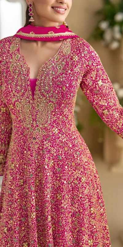 FC 5807 Pink Color Georgette Thread Sequence Work Salwar Suit . Introductory Price ₹3649. Delivery 4-6 Working Days. Shop now. | Jump Suits, Straight Suits, Casual Suits, Creative suits, Designer Suits, Palazzo Suits, Party Wear Suits, Patiala Suits, Salwar suit