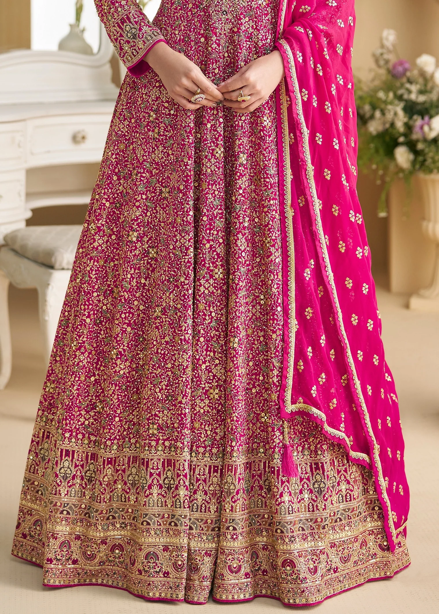 FC 5807 Pink Color Georgette Thread Sequence Work Salwar Suit . Introductory Price ₹3649. Delivery 4-6 Working Days. Shop now. | Jump Suits, Straight Suits, Casual Suits, Creative suits, Designer Suits, Palazzo Suits, Party Wear Suits, Patiala Suits, Salwar suit