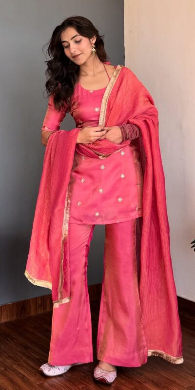 VLM 317 Pink NC Silk Salwar Suit with Lace Work & Embroidery Work. Festive Deal ₹1949. Delivery 4-6 Working Days. Shop now. | Jump Suits, Straight Suits, Tops & Bottoms, Track Suits, Trendy Wear, Casual Suits, Creative suits, Designer Suits, Palazzo Suits, Party Wear Suits, Patiala Suits, Salwar suit