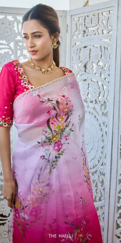 NC 5516 Pink oft Tebby Silk Saree. Perfect for Wedding, Party, Onam, Family Gatherings, Mehendi – Festive Deal ₹2499. Delivery 4-6 Working Days | Bollywood Sarees, Creative Sarees, Designer Sarees, Embroidered Sarees, Ethnic Saree, Modern Digital sarees, Party Wear Sarees, Sarees