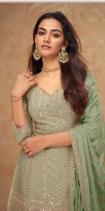 FC 7518 Pista Chinon Salwar Suit Perfect for Wedding, Party, Diwali, Durga Puja, Temple Visit – . Festive Deal ₹3099. Delivery 4-6 Working Days. | Jump Suits, Straight Suits, Tops & Bottoms, Track Suits, Trendy Wear, Casual Suits, Creative suits, Designer Suits, Palazzo Suits, Party Wear Suits, Patiala Suits, Salwar suit