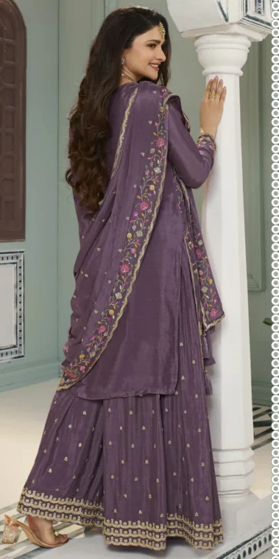 FC AVANTI 66301 Purple Chinon Salwar Suit Perfect for Wedding, Party, Traditional Day, Durga Puja, Makar Sankranti – . Get it for ₹3049. Delivery 4-6 Wor | Jump Suits, Straight Suits, Casual Suits, Creative suits, Designer Suits, Palazzo Suits, Party Wear Suits, Patiala Suits, Salwar suit
