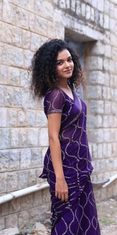 MS 505 Purple Viscose Satin Saree with Sequins Work & Embroidery Work. Special Price ₹1599. Delivery 4-6 Working Days. Shop now. | Bollywood Sarees, Creative Sarees, Designer Sarees, Embroidered Sarees, Ethnic Saree, Modern Digital sarees, Party Wear Sarees, Sarees