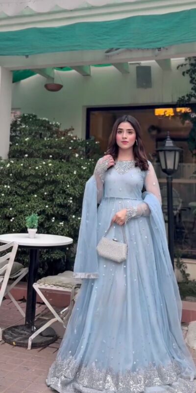 RTC 5976 Sky Blue Faux Georgette Lehenga Choli with Designer Work. Get it for ₹2549. Delivery 4-6 Working Days. Shop now. | Bollywood Lehenga, Creative Lehenga, Designer Lehenga, Embroidered Lehenga, Lehenga, Party Wear Lehenga