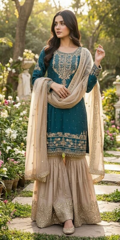 SR 1694 Teal Organza Silk Salwar Suit with Embroidery Work & Lace Work. Exclusive Offer ₹1999. Delivery 4-6 Working Days. Shop now. | Jump Suits, Straight Suits, Casual Suits, Creative suits, Designer Suits, Palazzo Suits, Party Wear Suits, Patiala Suits, Salwar suit
