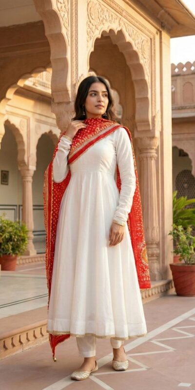 ZSR 3131 White Color Roman Silk Gown with Digital Print & Lace Work. Festive Deal ₹1999. Delivery 4-6 Working Days. Shop now. | Bollywood Gowns, Creative Gowns, Designer Gowns, Embroidered Gowns, Gowns, Party Wear Gowns