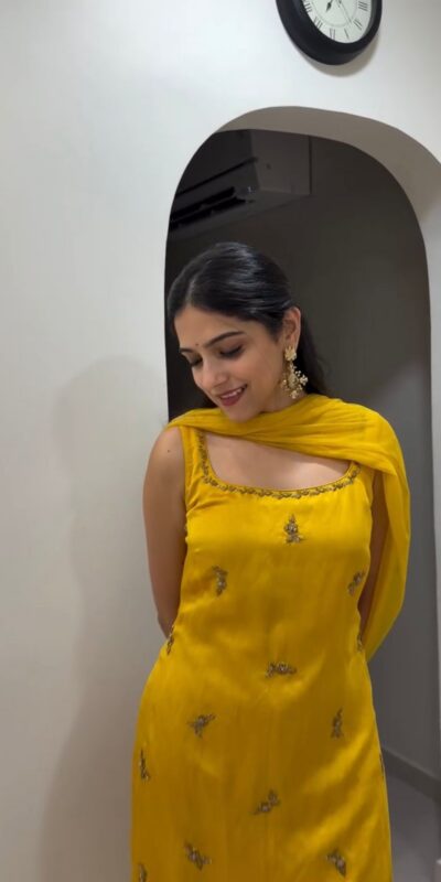 KD 1569 Yellow Chinon Silk Salwar Suit with Embroidery Work. Wedding, Party, Festive, Events Special Price ₹2399. Delivery 4-6 Working Days. Shop now. | Jump Suits, Straight Suits, Casual Suits, Creative suits, Designer Suits, Palazzo Suits, Party Wear Suits, Patiala Suits, Salwar suit
