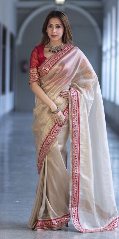 NC 5559 Cream Soft Twil Net Saree. Perfect for Wedding, Party, Onam, Family Gatherings, Mehendi – Festive Deal ₹1849. Delivery 4-6 Working Days | Bollywood Sarees, Creative Sarees, Designer Sarees, Embroidered Sarees, Ethnic Saree, Modern Digital sarees, Party Wear Sarees, Sarees