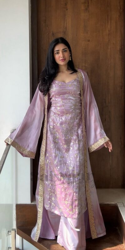 ST 1166 Lavender Zimmy Silk Salwar Suit Perfect for Wedding, Party, Karwa Chauth, Haldi, Eid – . Special Price ₹2149. Delivery 4-6 Working Days. Shop no | Jump Suits, Straight Suits, Casual Suits, Creative suits, Designer Suits, Palazzo Suits, Party Wear Suits, Patiala Suits, Salwar suit
