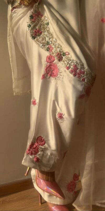 MD 3081 Off White Japan Satin Salwar Suit Perfect for Wedding, Party, Durga Puja, Traditional Day, Temple Visit – . Introductory Price ₹2549. Deli | Jump Suits, Straight Suits, Casual Suits, Creative suits, Designer Suits, Palazzo Suits, Party Wear Suits, Patiala Suits, Salwar suit
