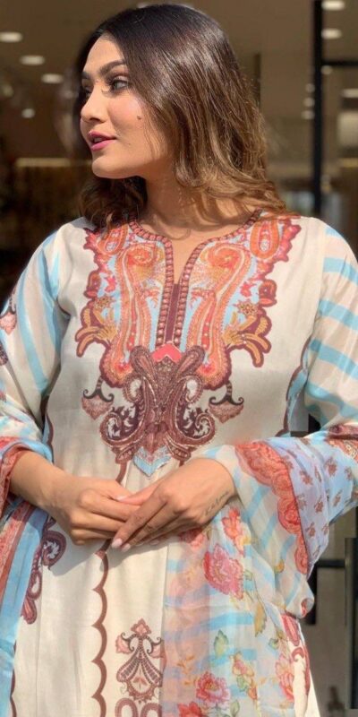 DC G24 Off White in Maslin Digital Print Salwar Suit . Wedding, Party, Festive, Events, Introductory Price ₹1649. Delivery 4-6 Working Days. Shop now. | Jump Suits, Straight Suits, Casual Suits, Creative suits, Designer Suits, Palazzo Suits, Party Wear Suits, Patiala Suits, Salwar suit
