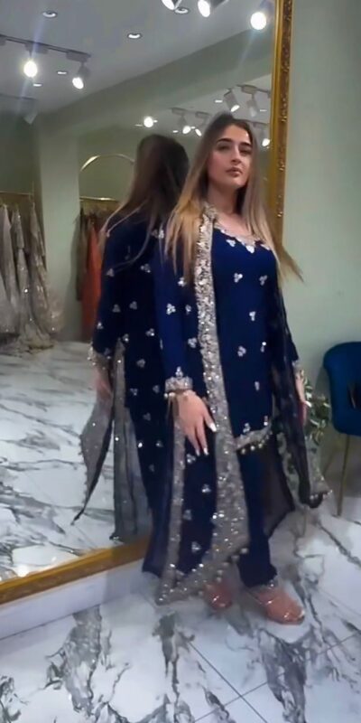 ST 1151 Navy Blue Color Dual Tone Star Georgette Salwar Suit with Embroidery Work. Affordable Price ₹2049. Delivery 4-6 Working Days. Shop now. | Jump Suits, Straight Suits, Casual Suits, Creative suits, Designer Suits, Palazzo Suits, Party Wear Suits, Patiala Suits, Salwar suit