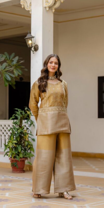 RR 42 Mustered Banarasi Viscous Salwar Suit with Embroidery Work & Bead Work. Exclusive Offer ₹2549. Delivery 4-6 Working Days. Shop now. | Jump Suits, Straight Suits, Casual Suits, Creative suits, Designer Suits, Palazzo Suits, Party Wear Suits, Patiala Suits, Salwar suit