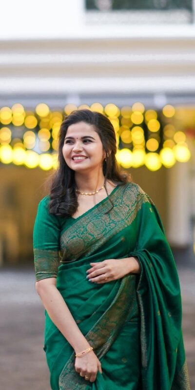 KPR 6075 Green in Color Soft Lichi Silk Lace Work & Lace Border Saree . Special Price ₹1399. Delivery 4-6 Working Days. Shop now. | Bollywood Sarees, Creative Sarees, Designer Sarees, Embroidered Sarees, Ethnic Saree, Modern Digital sarees, Party Wear Sarees, Sarees