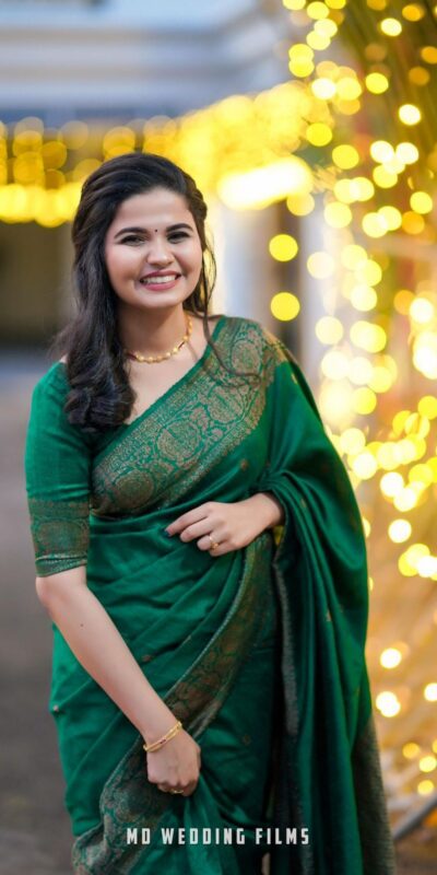 KPR 6075 Green in Color Soft Lichi Silk Lace Work & Lace Border Saree . Special Price ₹1399. Delivery 4-6 Working Days. Shop now. | Bollywood Sarees, Creative Sarees, Designer Sarees, Embroidered Sarees, Ethnic Saree, Modern Digital sarees, Party Wear Sarees, Sarees