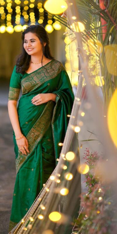 KPR 6075 Green in Color Soft Lichi Silk Lace Work & Lace Border Saree . Special Price ₹1399. Delivery 4-6 Working Days. Shop now. | Bollywood Sarees, Creative Sarees, Designer Sarees, Embroidered Sarees, Ethnic Saree, Modern Digital sarees, Party Wear Sarees, Sarees