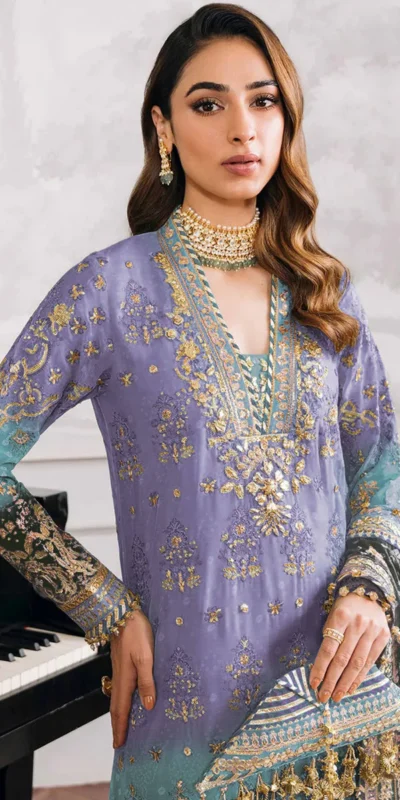 FC 1116 Lavender Georgette Digital Print Sequence Work Salwar Suit. online Get it for ₹2499. Delivery 4-6 Working Days. Shop now. | Jump Suits, Straight Suits, Casual Suits, Creative suits, Designer Suits, Palazzo Suits, Party Wear Suits, Patiala Suits, Salwar suit