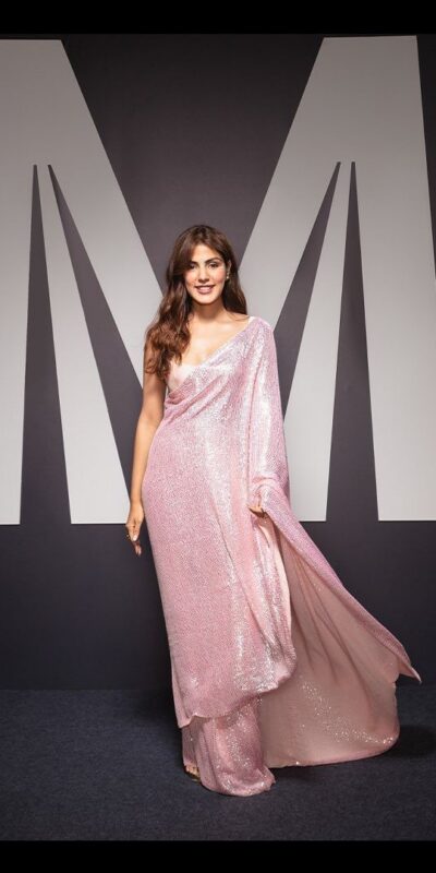 NC 5296 Light Peach Color Georgette Sequence Beautiful Frill Saree Casual, Party Wear, Wedding   Expected Delivery 4-6 Working Days@1799/- | Bollywood Sarees, Creative Sarees, Designer Sarees, Embroidered Sarees, Ethnic Saree, Modern Digital sarees, Party Wear Sarees, Sarees