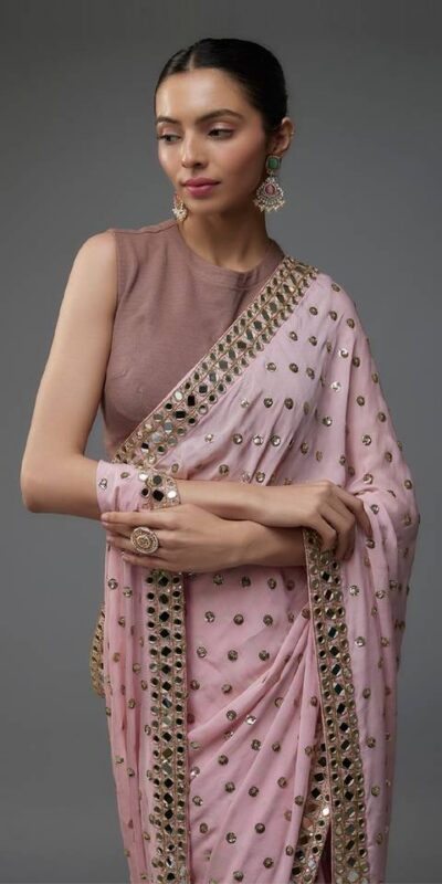 DF 3469 Light Pink Faux Georgette Saree Perfect for Wedding, Party, Bridal Wear, Baisakhi, Raksha Bandhan –. Introductory Price ₹1999. Delivery 4-6 Workin | Bollywood Sarees, Creative Sarees, Designer Sarees, Embroidered Sarees, Ethnic Saree, Modern Digital sarees, Party Wear Sarees, Sarees