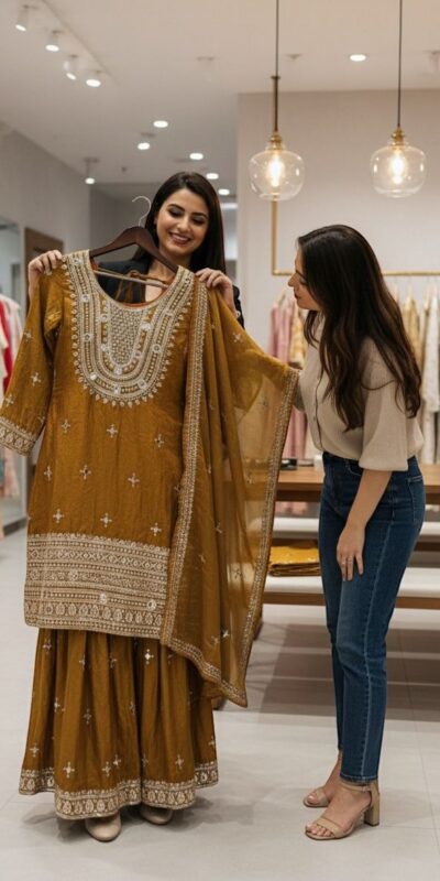 WW 1249 Mustered Fendy Silk Salwar Suit with Mirror Work & Embroidery Work. Best Price ₹2399. Delivery 4-6 Working Days. Shop now. | Jump Suits, Straight Suits, Casual Suits, Creative suits, Designer Suits, Palazzo Suits, Party Wear Suits, Patiala Suits, Salwar suit