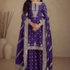 FC 7466 Purple Chinon Silk Salwar Suit with Embroidery Work & Lace Work. Affordable Price ₹2599. Delivery 4-6 Working Days. Shop now. | Jump Suits, Straight Suits, Casual Suits, Creative suits, Designer Suits, Palazzo Suits, Party Wear Suits, Patiala Suits, Salwar suit