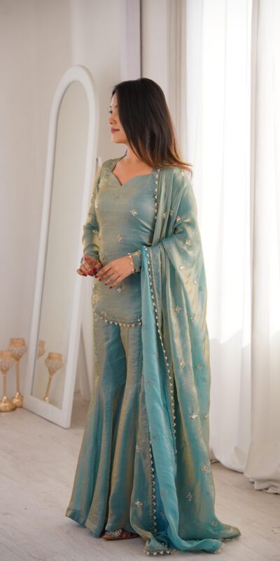 ZSR 3159 Pista Fendy Silk Salwar Suitwith Embroidery Work & Lace Work. Now at just ₹2049. Delivery 4-6 Working Days. Shop now. | Jump Suits, Straight Suits, Casual Suits, Creative suits, Designer Suits, Palazzo Suits, Party Wear Suits, Patiala Suits, Salwar suit
