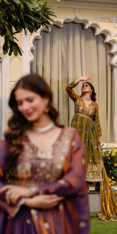 RR 38 Purple Fendy Satin Gown Perfect for Wedding, Party, Pongal, Makar Sankranti, Ganesh Chaturthi – . Available at ₹2649 only. Delivery 4-6 Wor | Bollywood Gowns, Creative Gowns, Designer Gowns, Embroidered Gowns, Gowns, Party Wear Gowns