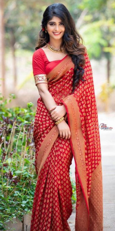 KPR 174 Red in Color Soft Lichi Silk Lace Work & Lace Border Saree . Special Price ₹1349. Delivery 4-6 Working Days. Shop now. | Bollywood Sarees, Creative Sarees, Designer Sarees, Embroidered Sarees, Ethnic Saree, Modern Digital sarees, Party Wear Sarees, Sarees