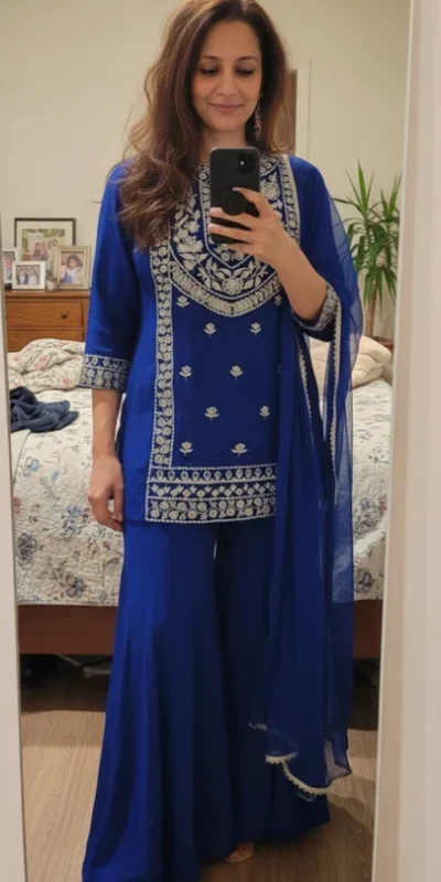 KD 1574 Royal Blue Color Faux Georgette Salwar Suit with Embroidery Work. Best Price ₹1949. Delivery 4-6 Working Days. Shop now. | Jump Suits, Straight Suits, Casual Suits, Creative suits, Designer Suits, Palazzo Suits, Party Wear Suits, Patiala Suits, Salwar suit