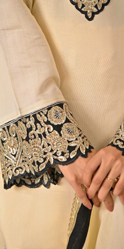 MD 3079 Cream Color Roman Silk Salwar Suit with Embroidery Work. Available at ₹2499 only. Delivery 4-6 Working Days. Shop now. | Jump Suits, Straight Suits, Casual Suits, Creative suits, Palazzo Suits, Party Wear Suits, Patiala Suits, Salwar suit
