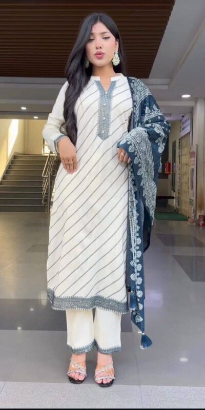 DC 113 White in Maslin Digital Print Salwar Suit . Wedding, Party, Festive, Events, Introductory Price ₹1599. Delivery 4-6 Working Days. Shop now. | Jump Suits, Straight Suits, Casual Suits, Creative suits, Designer Suits, Palazzo Suits, Party Wear Suits, Patiala Suits, Salwar suit