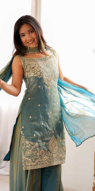 KB 306 Blue Fendy Silk Salwar Suit with Mirror Work & Embroidery Work. Best Price ₹1999. Delivery 4-6 Working Days. Shop now. | Jump Suits, Straight Suits, Casual Suits, Creative suits, Designer Suits, Palazzo Suits, Party Wear Suits, Patiala Suits, Salwar suit