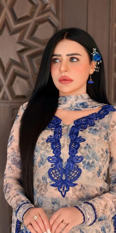 SRK 5352 Cream Faux Georgette Salwar Suit with Designer Work. Affordable Price ₹2049. Delivery 4-6 Working Days. Shop now. | Jump Suits, Straight Suits, Casual Suits, Creative suits, Designer Suits, Palazzo Suits, Party Wear Suits, Patiala Suits, Salwar suit