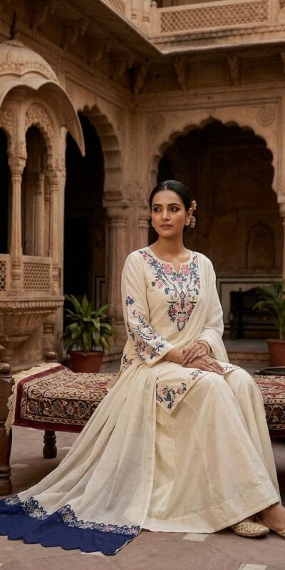 LG 2113 Off Whit eCrape Silk with Embroidery Work Salwar Suit . Introductory Price ₹2049. Delivery 4-6 Working Days. Shop now. | Jump Suits, Straight Suits, Casual Suits, Creative suits, Designer Suits, Palazzo Suits, Party Wear Suits, Patiala Suits, Salwar suit