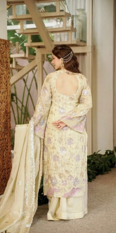 RTC 6030 Cream Vichitra Silk Salwar Suit with Embroidery Work. Wedding, Party, Festive, Events, Grab it for ₹2649. Delivery 4-6 Working Days. Shop now. | Jump Suits, Straight Suits, Casual Suits, Creative suits, Designer Suits, Palazzo Suits, Party Wear Suits, Patiala Suits, Salwar suit