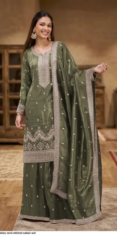 FC 2103 Green Fancy Gold Crush Salwar Suit Perfect for Wedding, Party, Haldi, Onam, Festival Celebrations – . Get it for ₹2549. Delivery 4-6 Work | Jump Suits, Straight Suits, Casual Suits, Creative suits, Designer Suits, Palazzo Suits, Party Wear Suits, Patiala Suits, Salwar suit