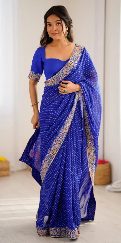 SP 79 Blue Faux Georgette Saree Perfect for Wedding, Party, Lohri, Engagement, Baby Shower – . Now at just ₹1999. Delivery 4-6 Working Days. Shop now | Bollywood Sarees, Creative Sarees, Designer Sarees, Embroidered Sarees, Ethnic Saree, Modern Digital sarees, Party Wear Sarees, Sarees