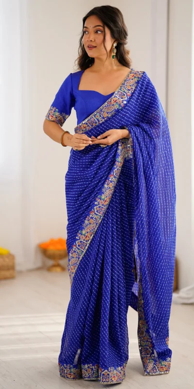 SP 79 Blue Faux Georgette Saree Perfect for Wedding, Party, Lohri, Engagement, Baby Shower – . Now at just ₹1999. Delivery 4-6 Working Days. Shop now | Bollywood Sarees, Creative Sarees, Designer Sarees, Embroidered Sarees, Ethnic Saree, Modern Digital sarees, Party Wear Sarees, Sarees