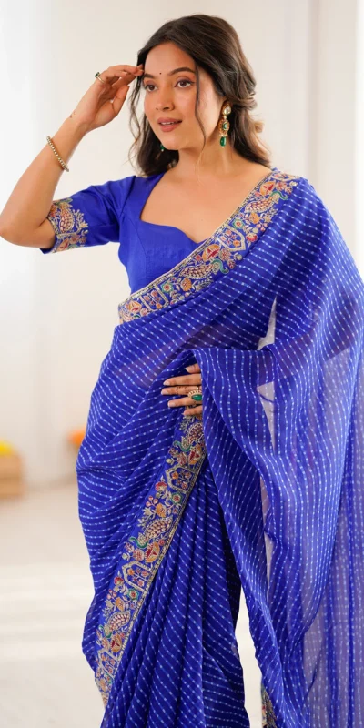 SP 79 Blue Faux Georgette Saree Perfect for Wedding, Party, Lohri, Engagement, Baby Shower – . Now at just ₹1999. Delivery 4-6 Working Days. Shop now | Bollywood Sarees, Creative Sarees, Designer Sarees, Embroidered Sarees, Ethnic Saree, Modern Digital sarees, Party Wear Sarees, Sarees