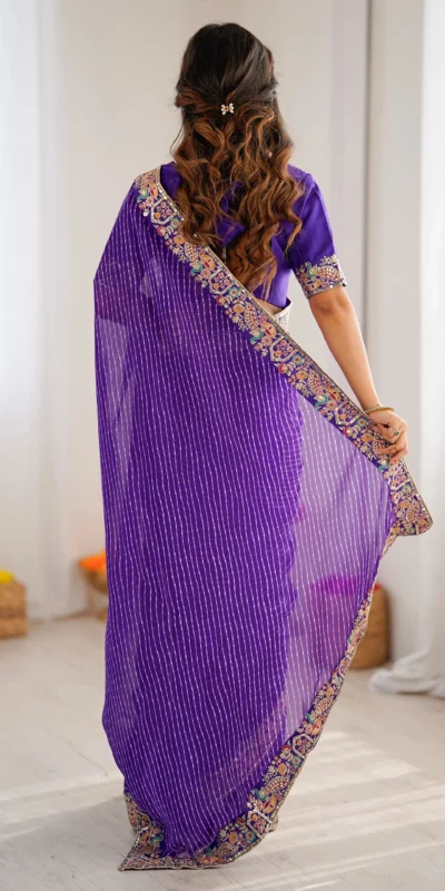 SP 79 Purple Faux Georgette Saree Perfect for Wedding, Party, Lohri, Engagement, Baby Shower – . Now at just ₹1999. Delivery 4-6 Working Days. Shop now | Bollywood Sarees, Creative Sarees, Designer Sarees, Embroidered Sarees, Ethnic Saree, Modern Digital sarees, Party Wear Sarees, Sarees