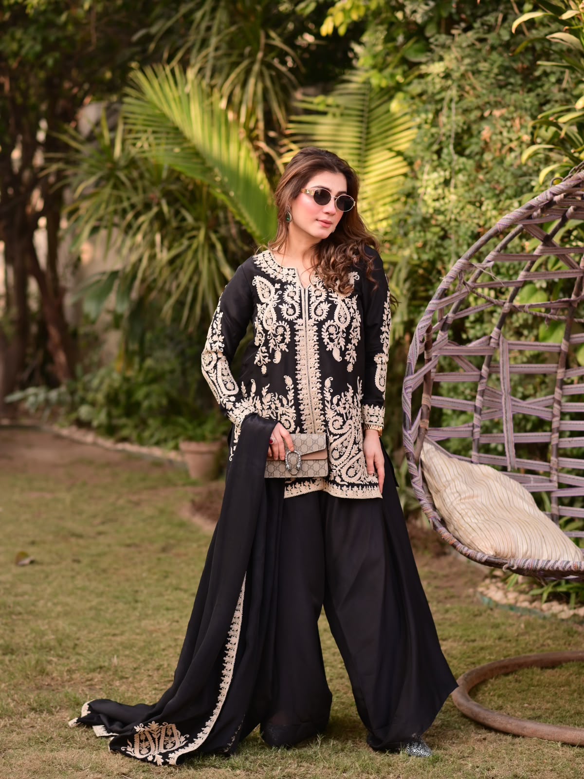 KD 1631 Black Black Faux Georgette Salwar Suit with Embroidery Work. Get it for ₹2099. Delivery 4-6 Working Days. Shop now. | Jump Suits, Straight Suits, Casual Suits, Creative suits, Designer Suits, Palazzo Suits, Party Wear Suits, Patiala Suits, Salwar suit